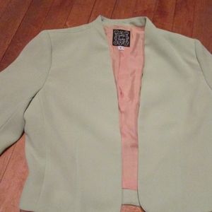 Vintage Cynthia Rowley Short Lime Green Jacket
